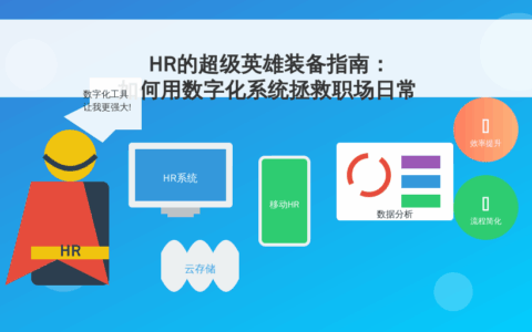 HR的超级英雄装备指南：如何用数字化系统拯救职场日常