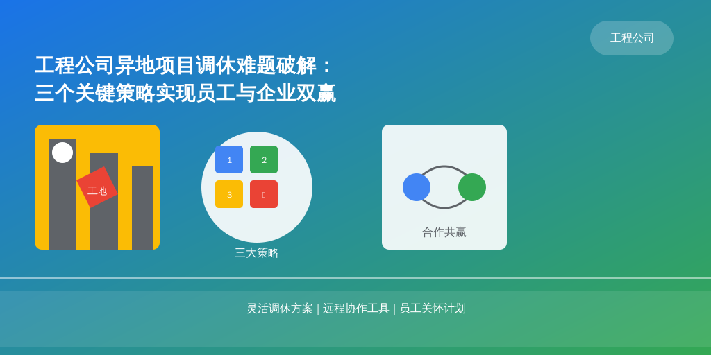 工程公司异地项目调休难题破解：三个关键策略实现员工与企业双赢