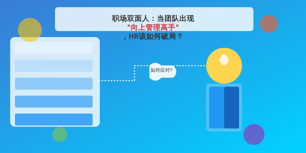 职场双面人:当团队出现