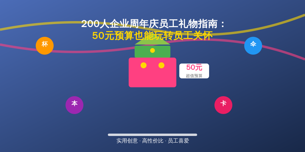 200人企业周年庆员工礼物指南：50元预算也能玩转员工关怀