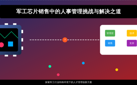 军工芯片销售中的人事管理挑战与解决之道