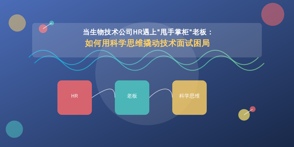 当生物技术公司HR遇上