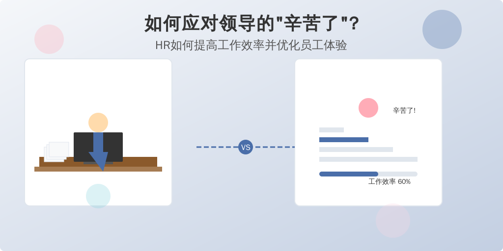 如何应对领导的“辛苦了”？HR如何提高工作效率并优化员工体验