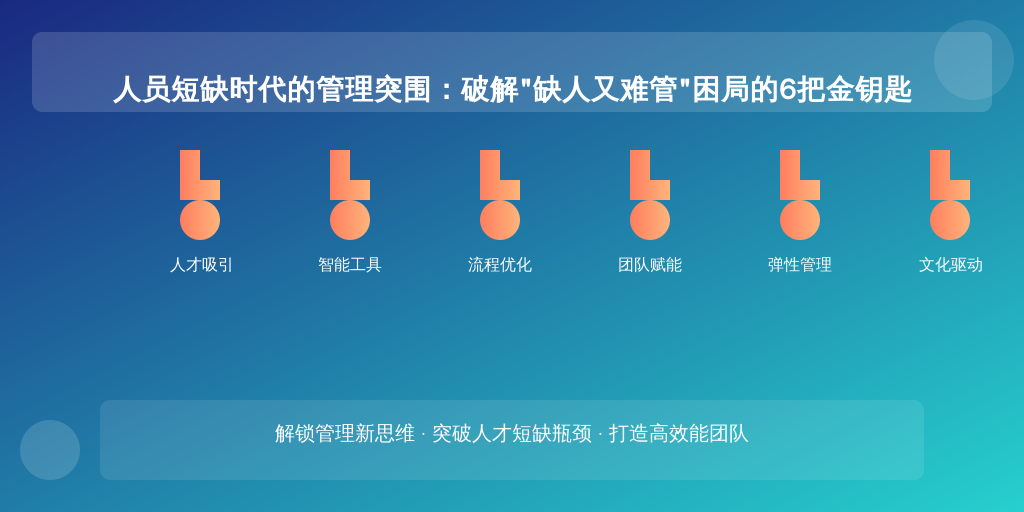 人员短缺时代的管理突围：破解