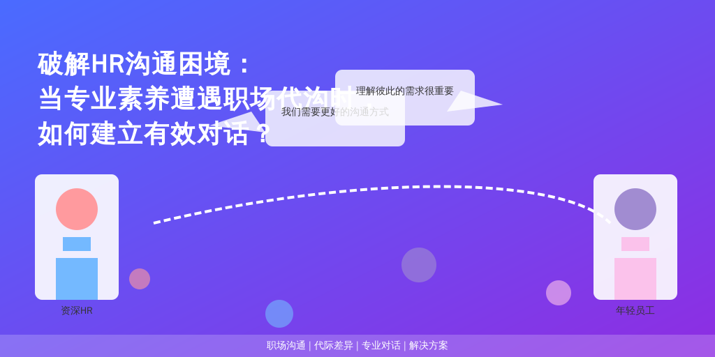 破解HR沟通困境:当专业素养遭遇职场代沟时,如何建立有效对话?