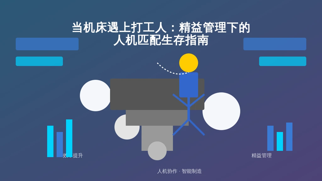 当机床遇上打工人：精益管理下的人机匹配生存指南