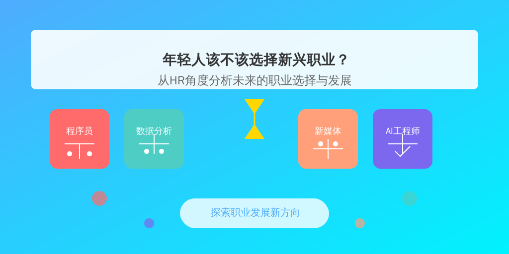 年轻人该不该选择新兴职业?从HR角度分析未来的职业选择与发展