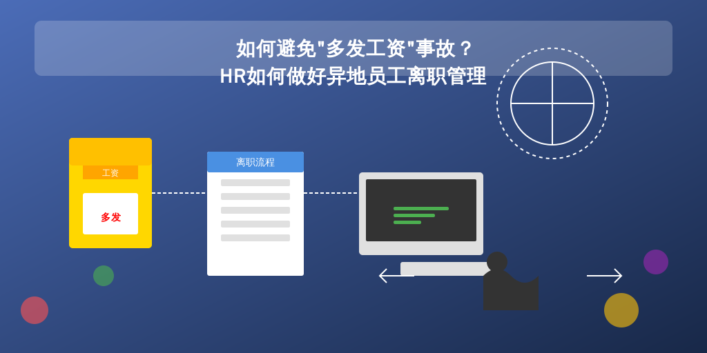 如何避免“多发工资”事故？HR如何做好异地员工离职管理