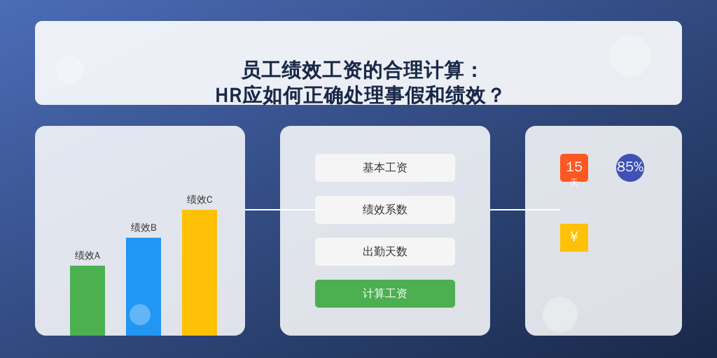 员工绩效工资的合理计算：HR应如何正确处理事假和绩效？