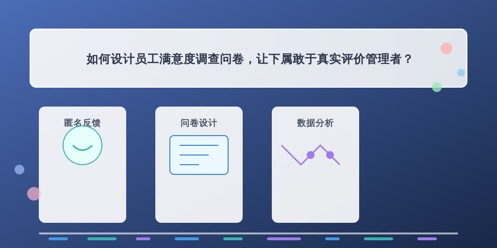 如何设计员工满意度调查问卷，让下属敢于真实评价管理者？
