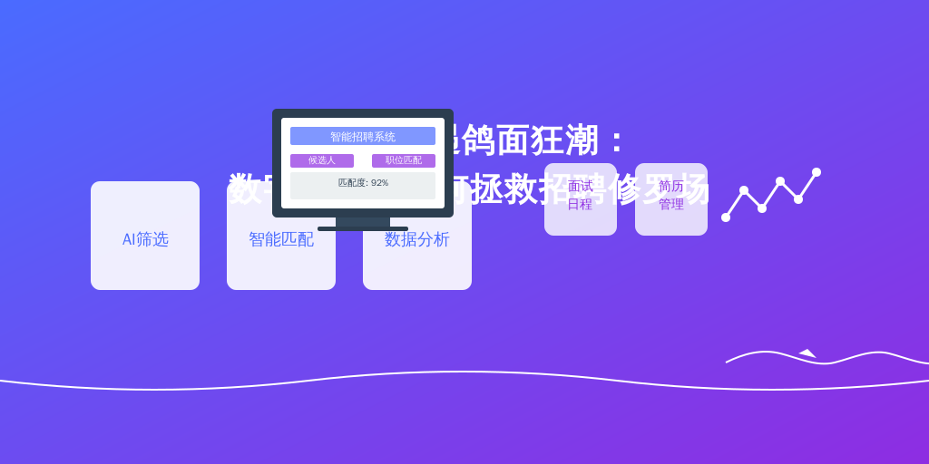 当HR遭遇鸽面狂潮：数字化工具如何拯救招聘修罗场