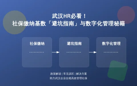 武汉HR必看！社保缴纳基数「避坑指南」与数字化管理秘籍