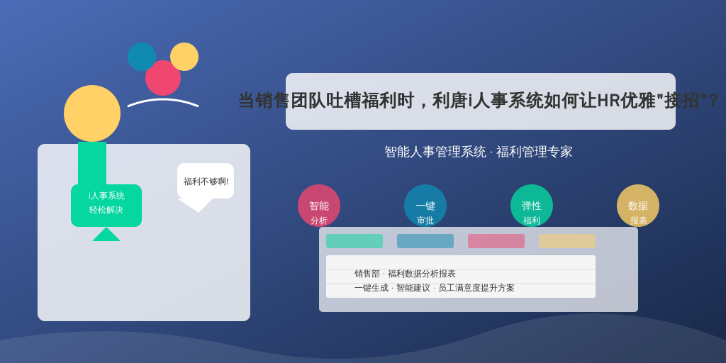 当销售团队吐槽福利时，利唐i人事系统如何让HR优雅“接招”？