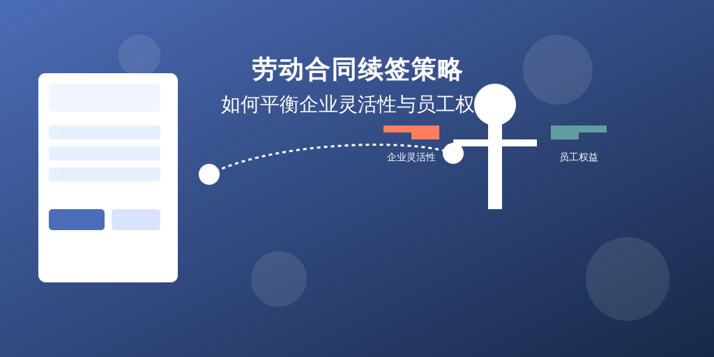 劳动合同续签策略：如何平衡企业灵活性与员工权益