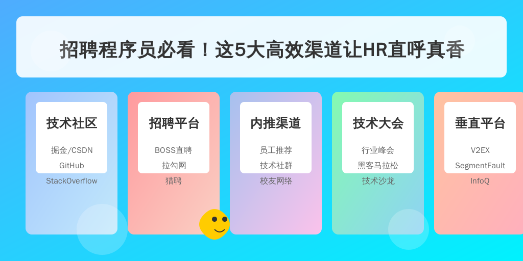 招聘程序员必看!这5大高效渠道让HR直呼真香