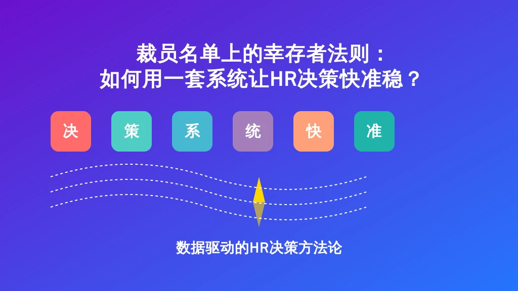 裁员名单上的幸存者法则：如何用一套系统让HR决策快准稳？
