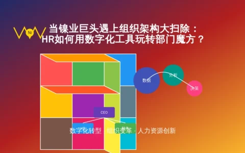 当镍业巨头遇上组织架构大扫除：HR如何用数字化工具玩转部门魔方？