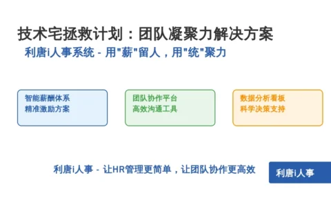 技术宅拯救计划：当你的团队成员路过都装不认识，HR该如何用“薪”留人，用“统”聚力？——利唐i人事系统前来报道！