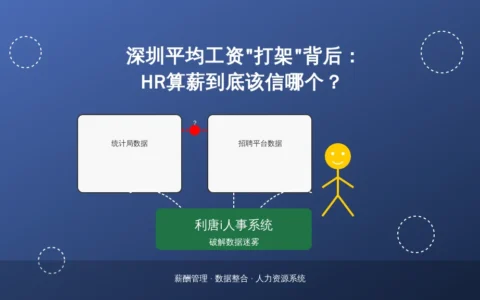 深圳平均工资“打架”背后：HR算薪到底该信哪个？利唐i人事系统破解数据迷雾