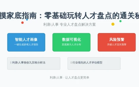 HR摸家底指南：零基础玩转人才盘点的通关秘籍