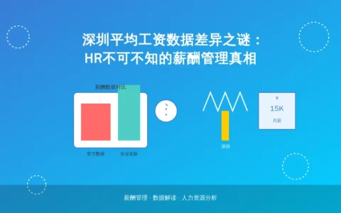 深圳平均工资数据差异之谜：HR不可不知的薪酬管理真相