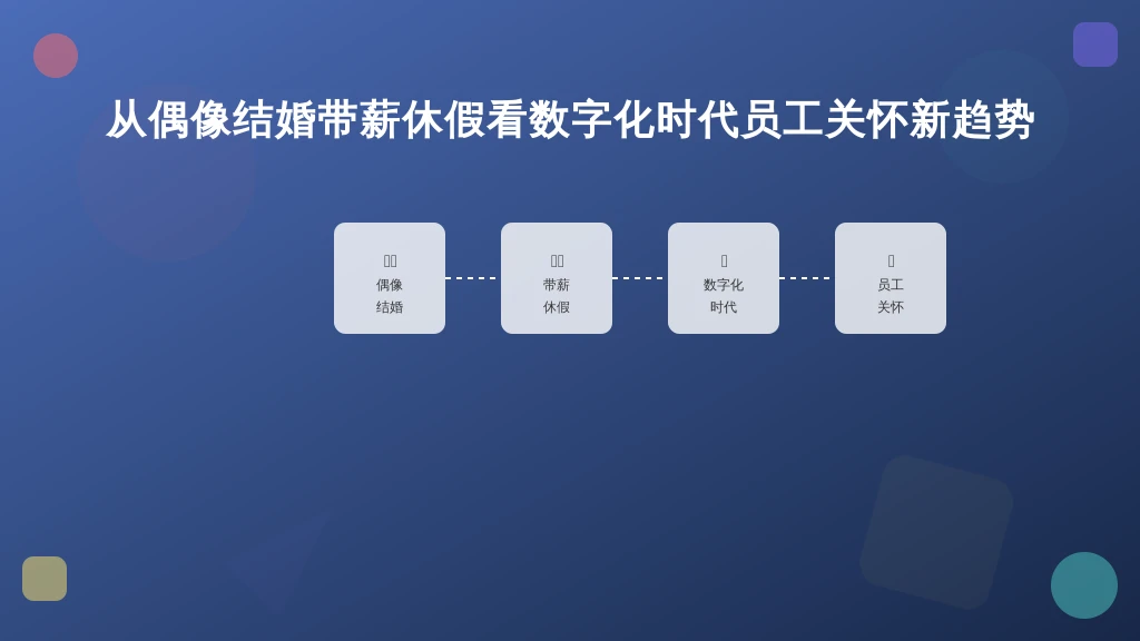 从偶像结婚带薪休假看数字化时代员工关怀新趋势