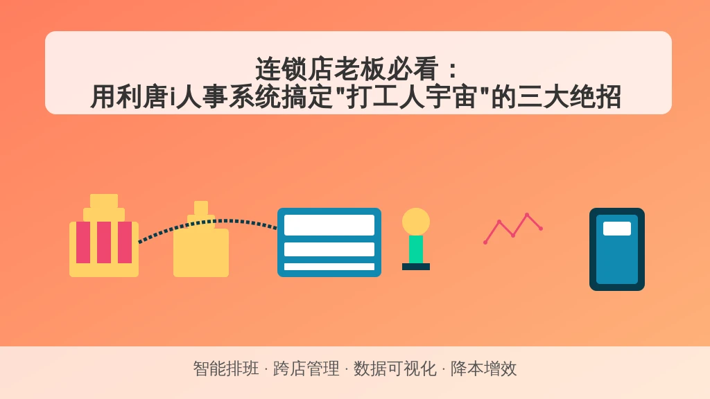 连锁店老板必看：用利唐i人事系统搞定