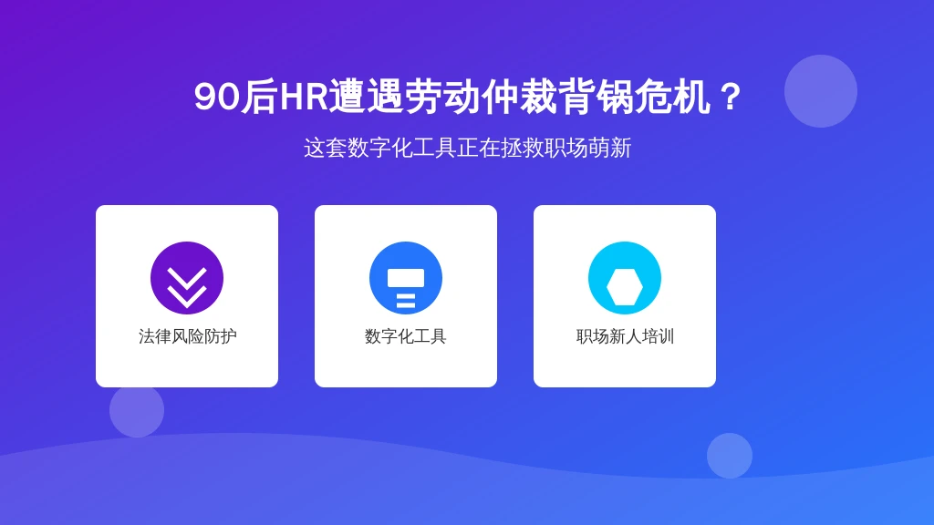 90后HR遭遇劳动仲裁背锅危机？这套数字化工具正在拯救职场萌新