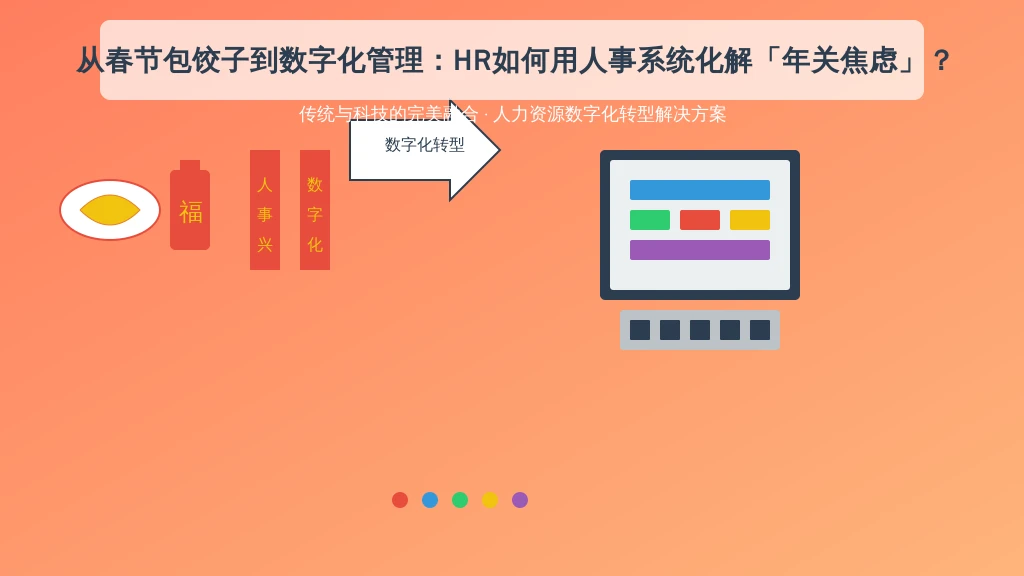 从春节包饺子到数字化管理：HR如何用人事系统化解「年关焦虑」？
