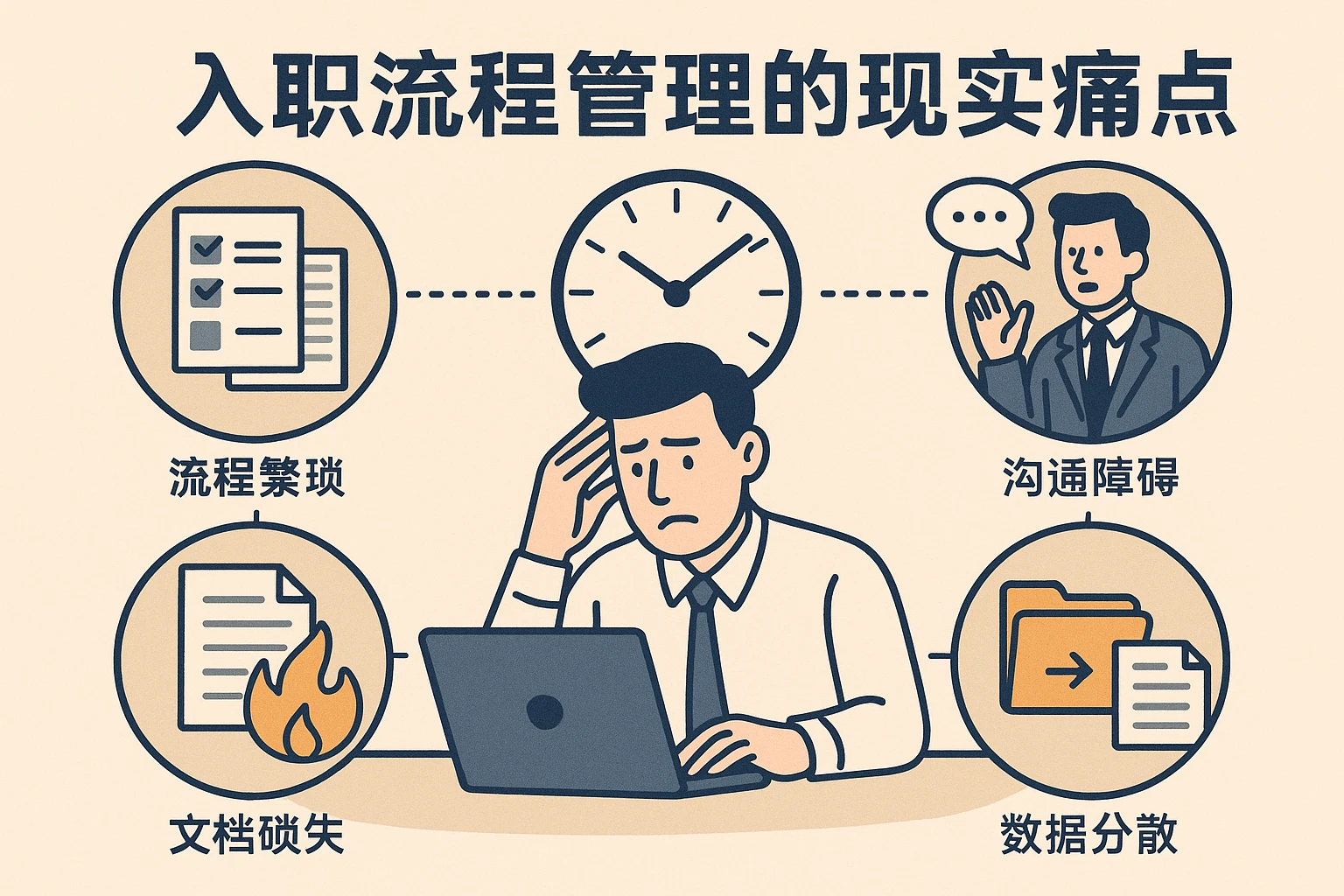 入职流程管理的现实痛点