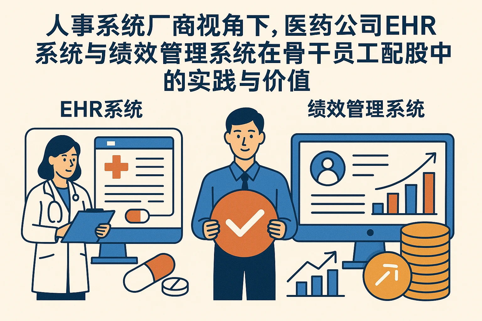 人事系统厂商视角下，医药公司EHR系统与绩效管理系统在骨干员工配股中的实践与价值