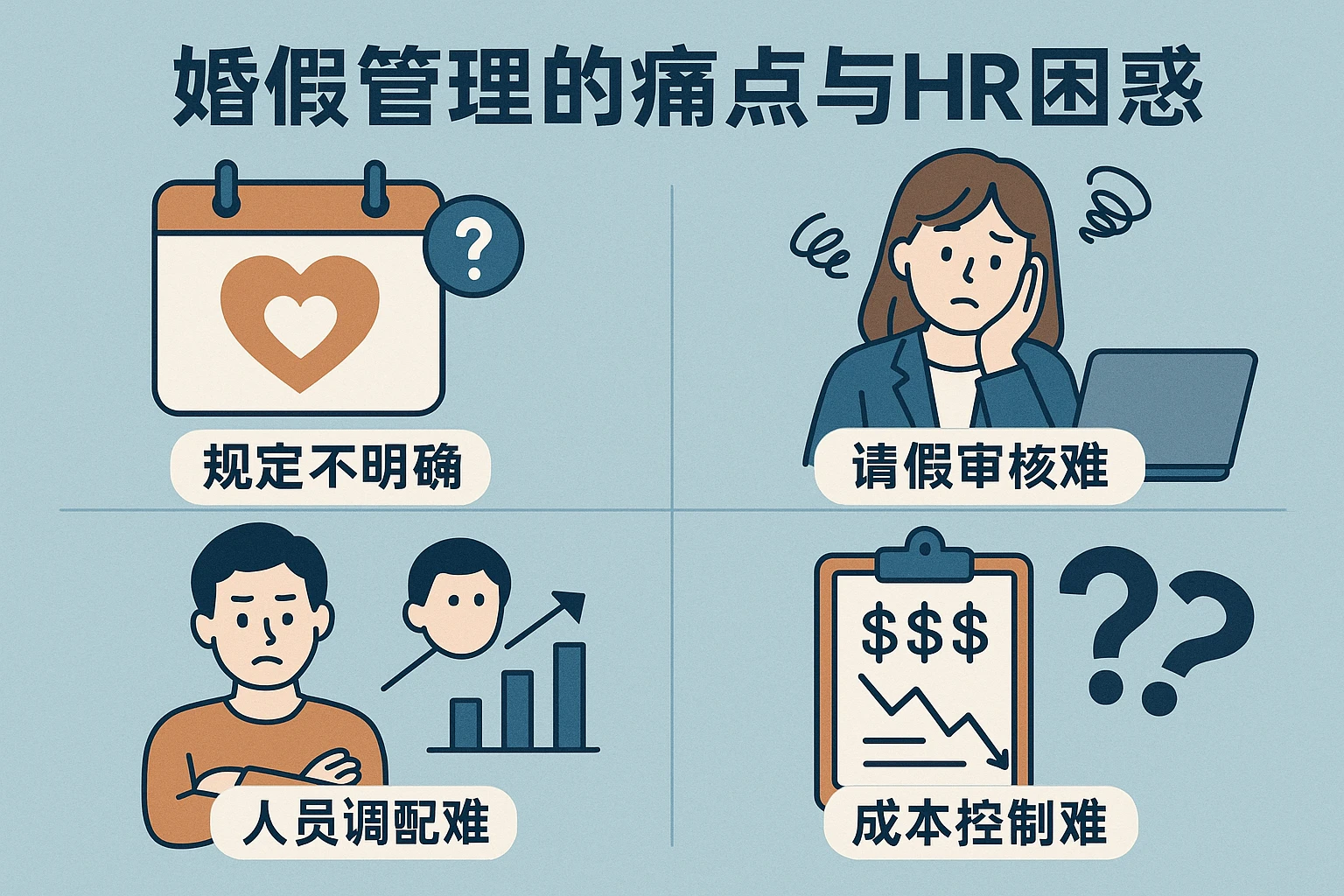 婚假管理的痛点与HR困惑