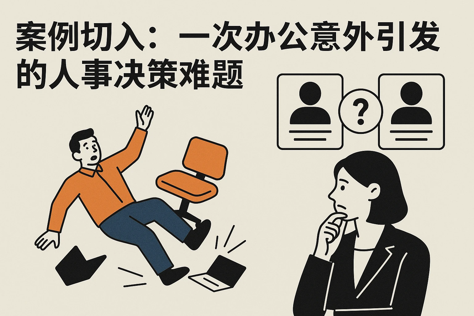 案例切入：一次办公意外引发的人事决策难题