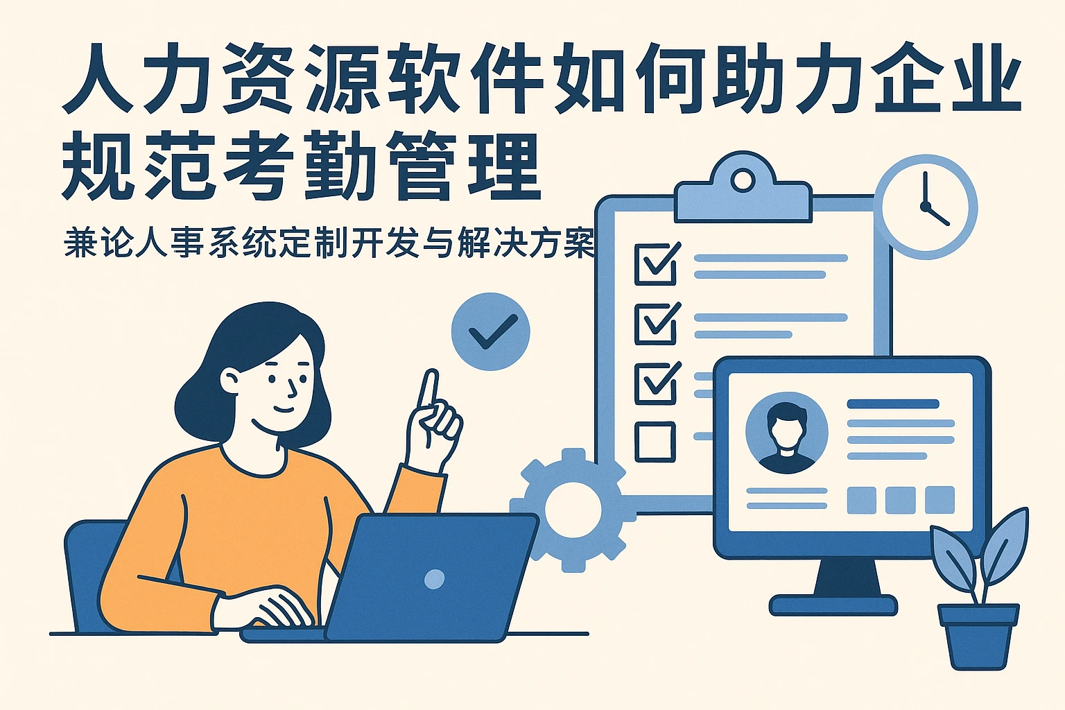 人力资源软件如何助力企业规范考勤管理——兼论人事系统定制开发与解决方案