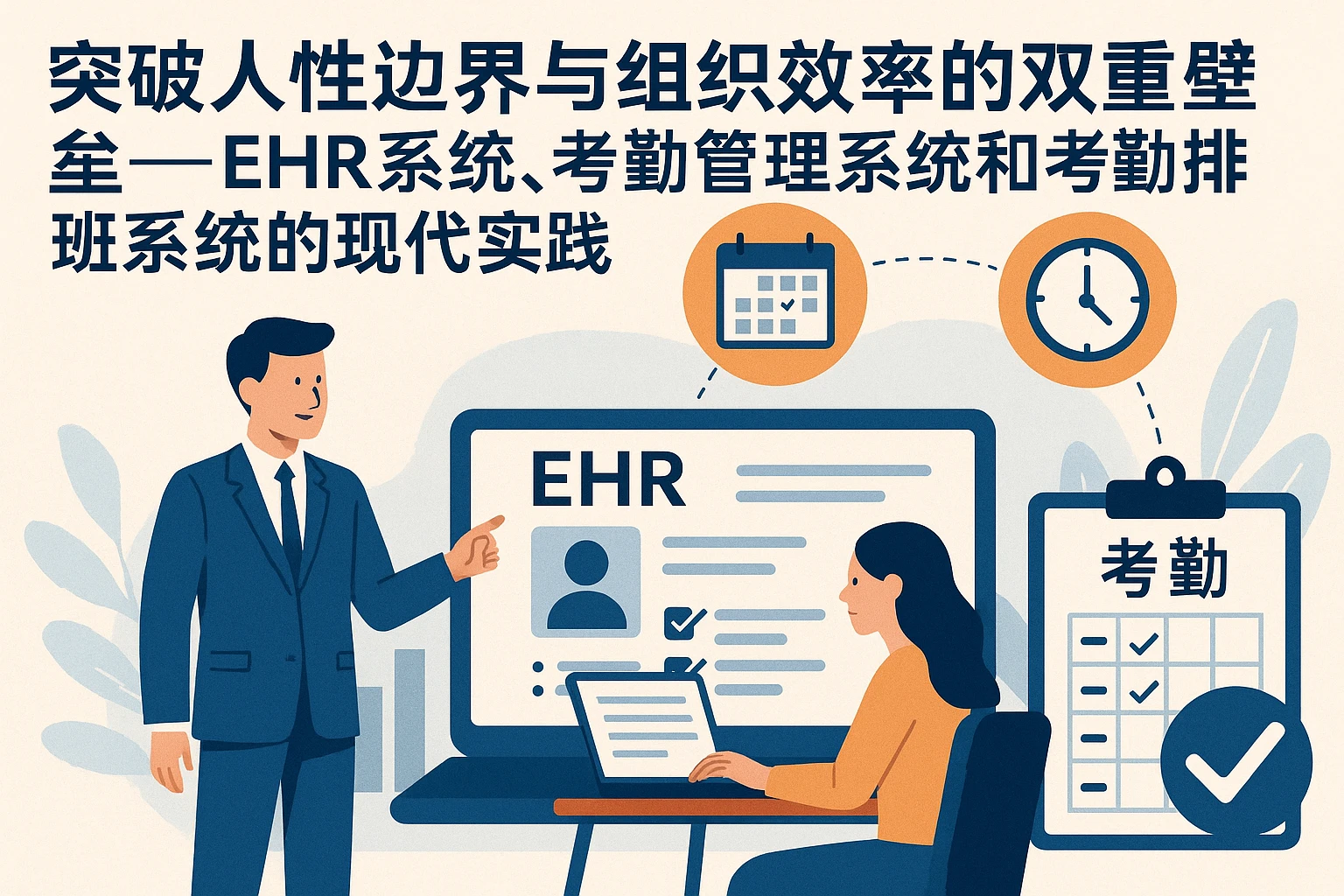 突破人性边界与组织效率的双重壁垒——EHR系统、考勤管理系统和考勤排班系统的现代实践