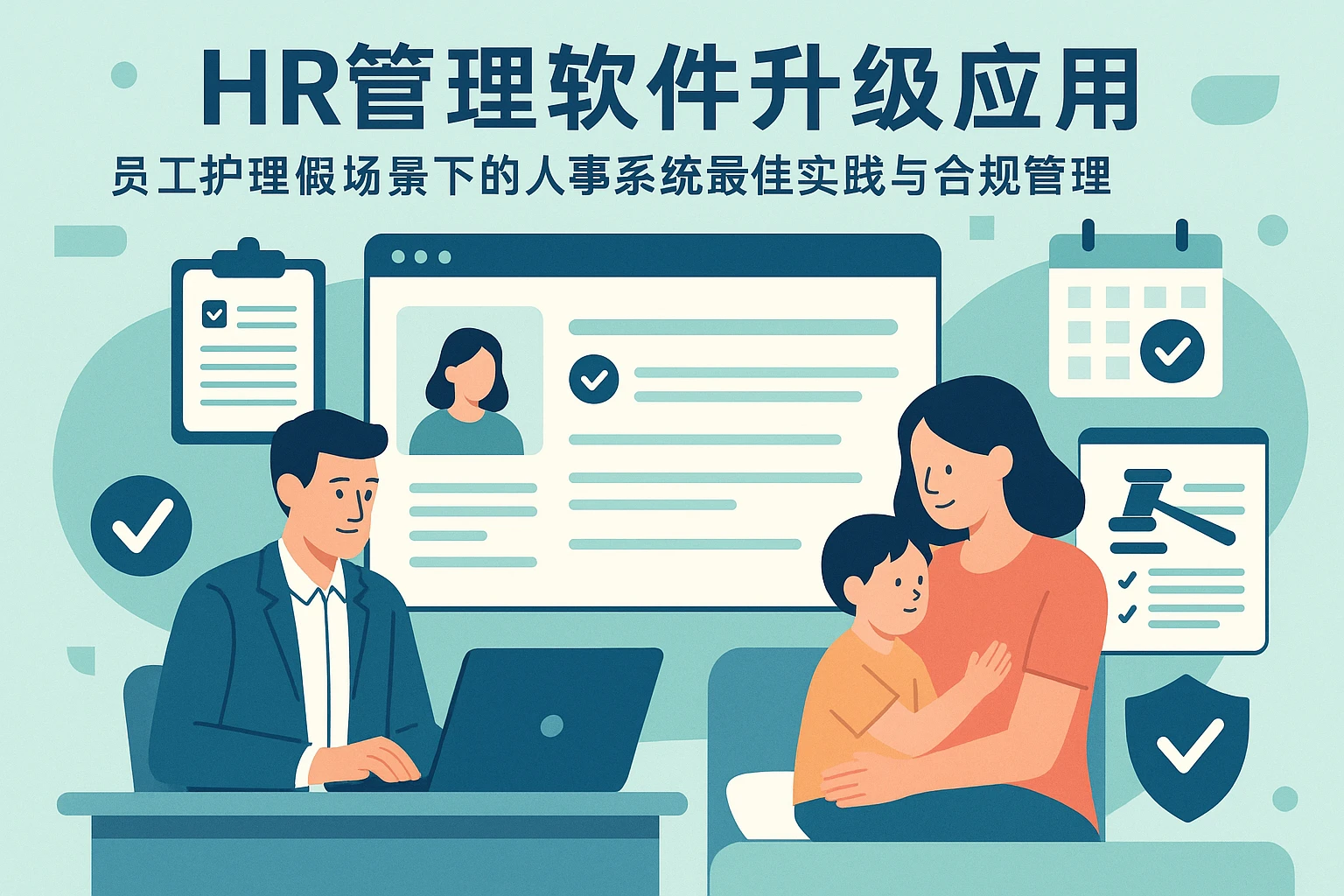 HR管理软件升级应用：员工护理假场景下的人事系统最佳实践与合规管理