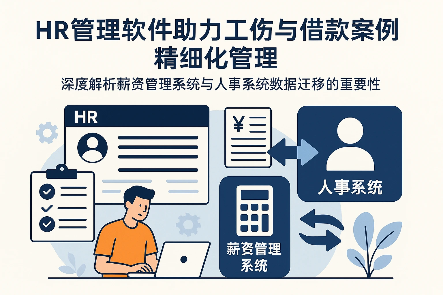 HR管理软件助力工伤与借款案例精细化管理——深度解析薪资管理系统与人事系统数据迁移的重要性