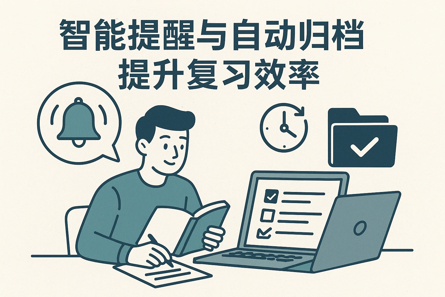 智能提醒与自动归档提升复习效率
