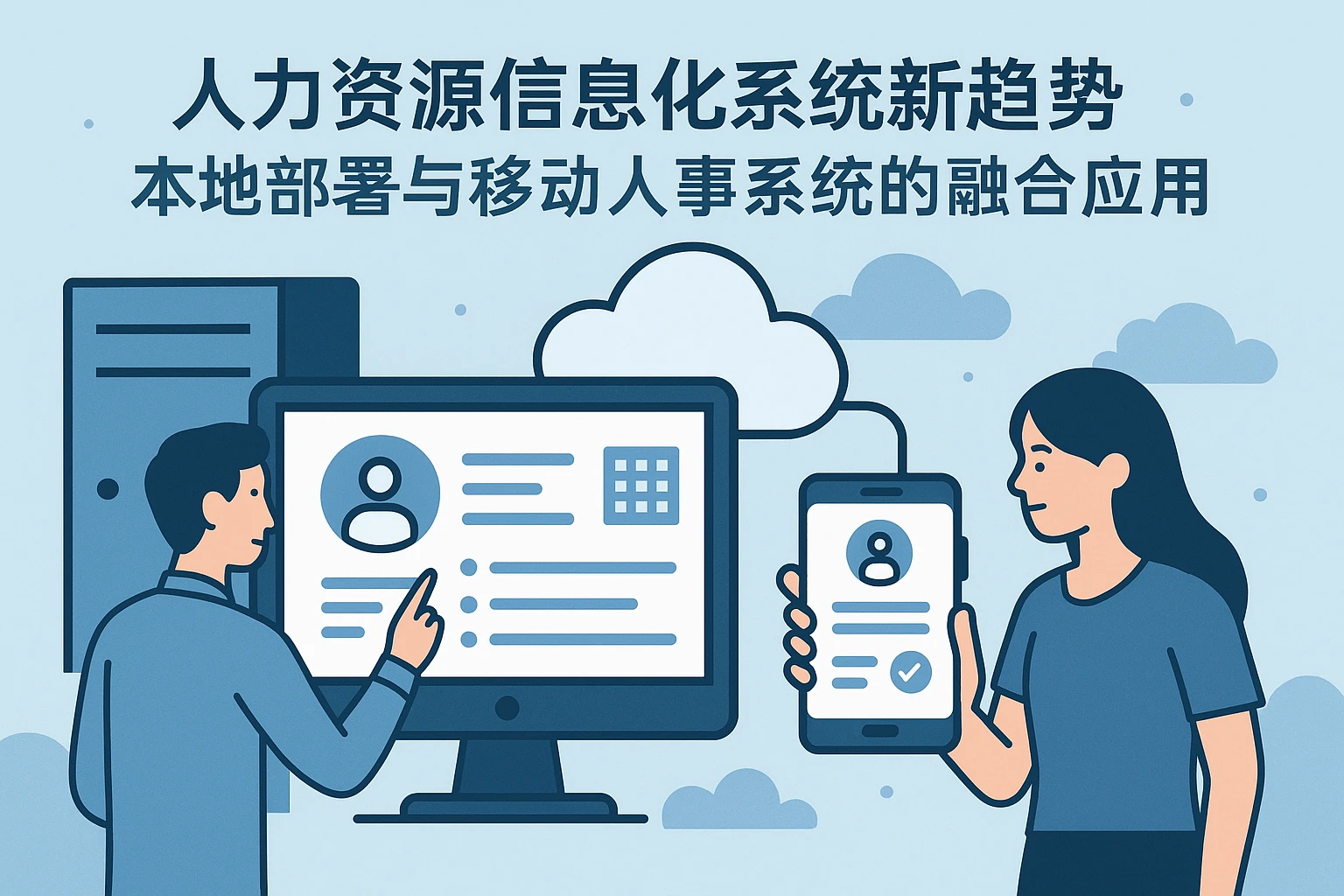 人力资源信息化系统新趋势：本地部署与移动人事系统的融合应用
