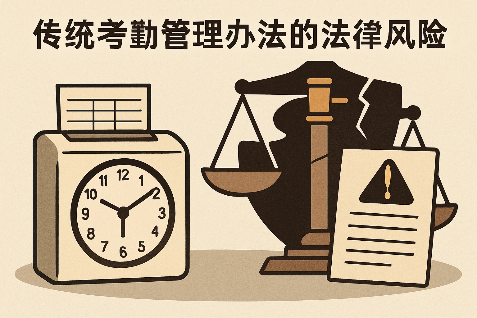 传统考勤管理办法的法律风险