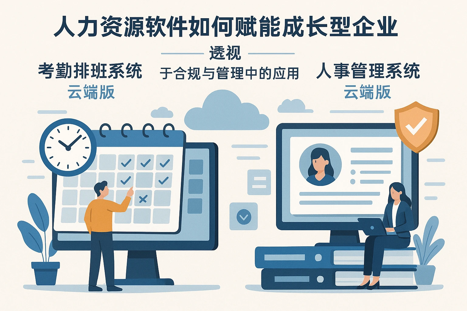 人力资源软件如何赋能成长型企业：透视考勤排班系统与人事管理系统云端版在合规与管理中的应用