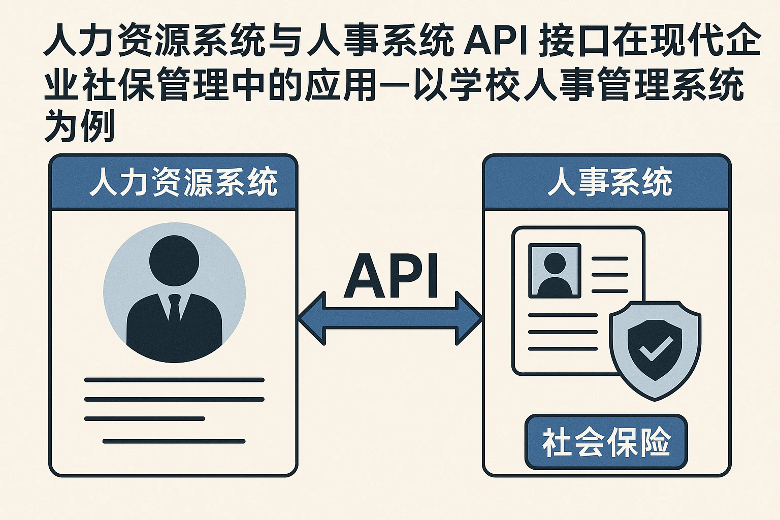 人力资源系统与人事系统API接口在现代企业社保管理中的应用——以学校人事管理系统为例