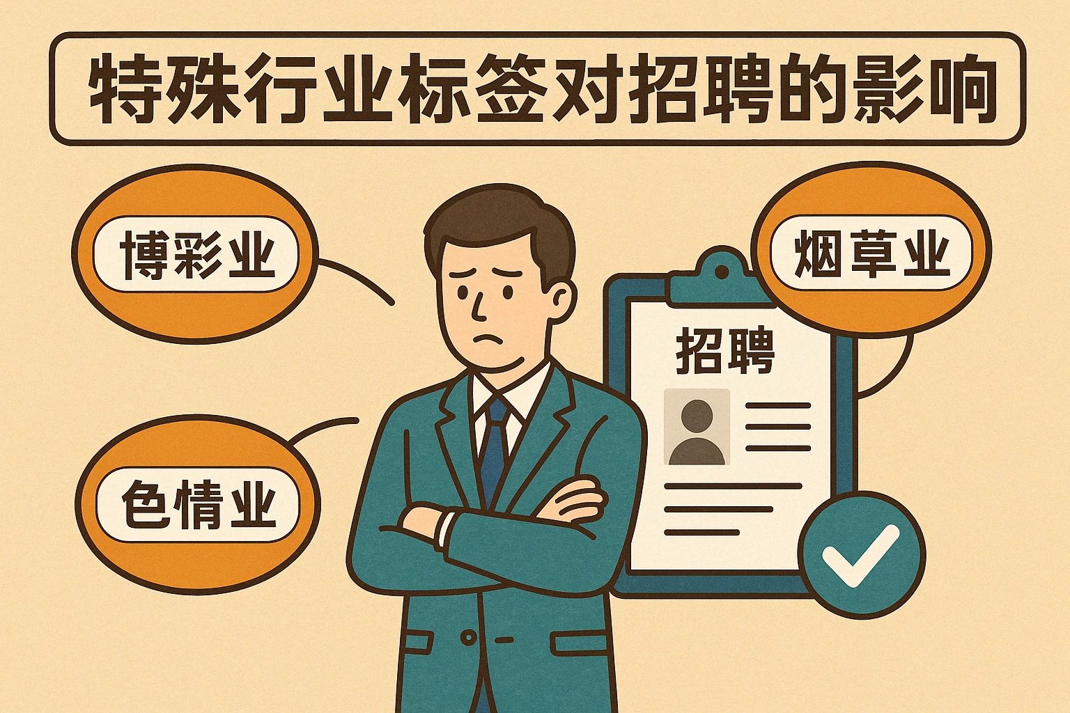 特殊行业标签对招聘的影响