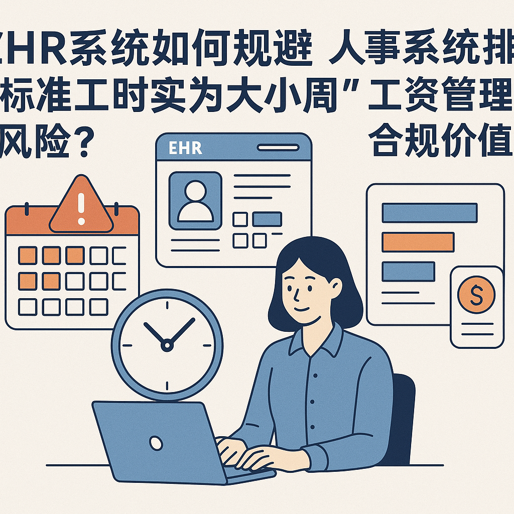EHR系统如何规避“标准工时实为大小周”风险？人事系统排行榜与工资管理系统的合规价值