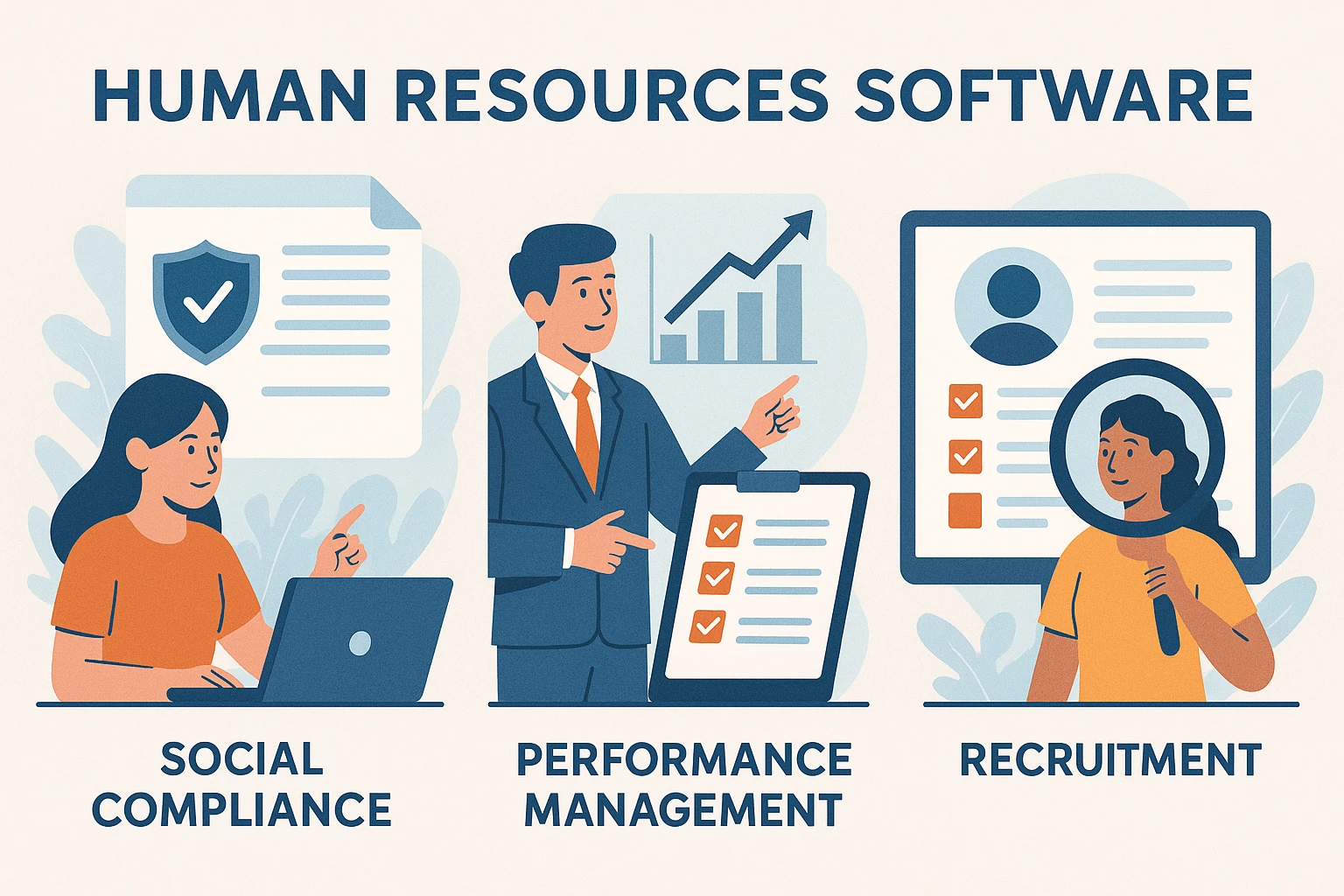 人力资源软件在社保合规、绩效管理与招聘中的关键作用