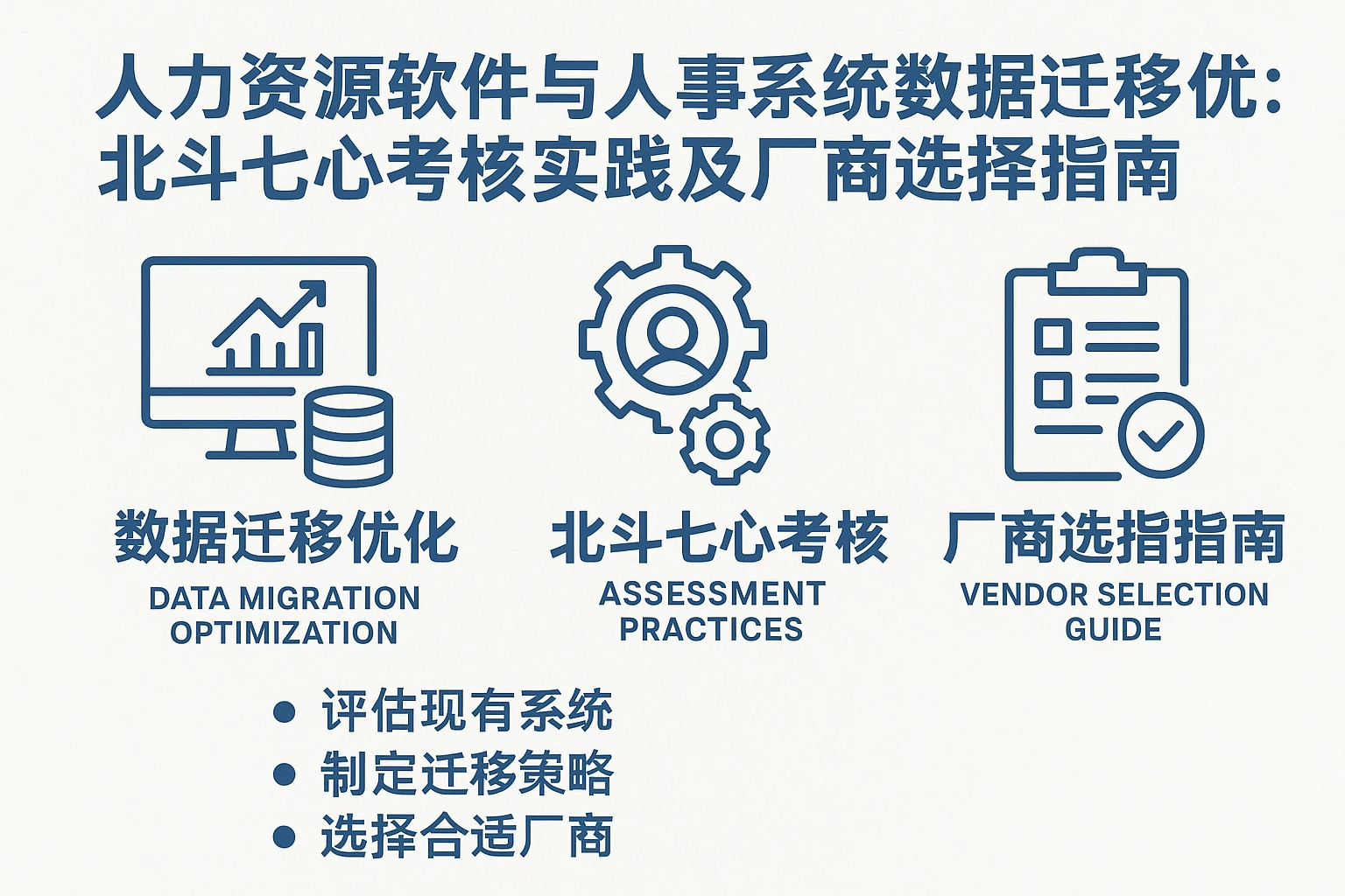 人力资源软件与人事系统数据迁移优化：北斗七心考核实践及厂商选择指南