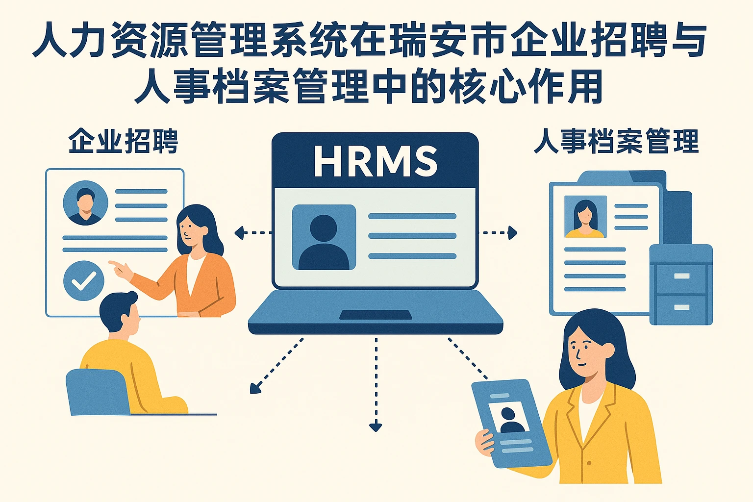 人力资源管理系统在瑞安市企业招聘与人事档案管理中的核心作用