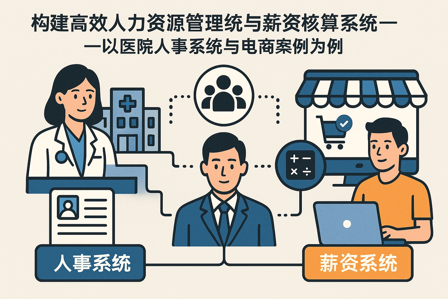 构建高效人力资源管理系统与薪资核算系统——以医院人事系统与电商案例为例