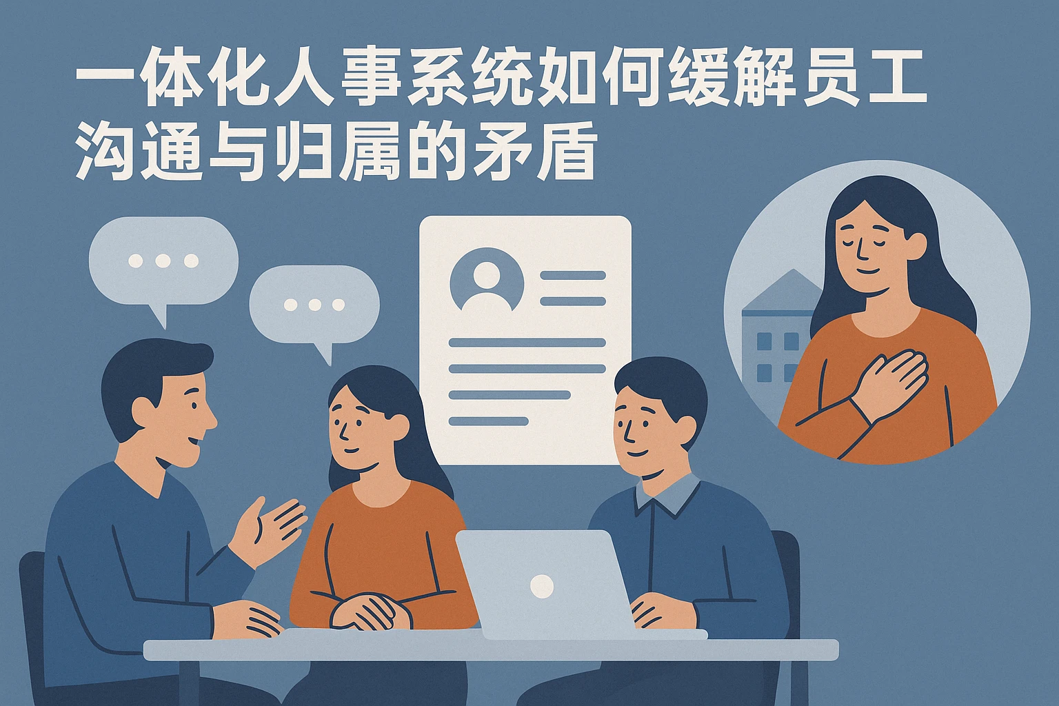 一体化人事系统如何缓解员工沟通与归属的矛盾