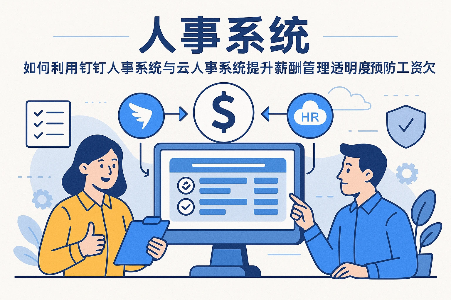 人事系统：如何利用钉钉人事系统与云人事系统提升薪酬管理透明度，预防工资拖欠